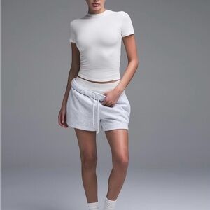 SKIMS COTTON JERSEY T-SHIRT | MARBLE